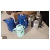 ENAMELWARE PERCOLATORS