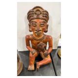AZTEC POTTERY FIGURE 12' X 9' X 18'