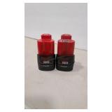 2 12V MILWAUKEE BATTER PACK