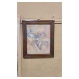 K. MARSON FRAMED PRINT 20' X 24.5'
