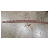 CROSS CUT SAW BLADE W/ UNATTACHED HANDLES, BLADE