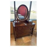 DAVIS CABINET CO. JENNY LIND EMPIRE DRESSER W/ 2