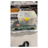 3 TACKLE ORGANIZERS WITH TACKLE