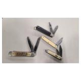 4 POCKET KNIVES