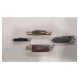 4 POCKET KNIVES