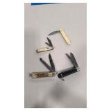 4 POCKET KNIVES