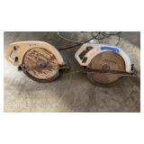 2 LARGE CIRCULAR SAWS