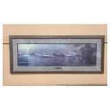 JOHN SEEREY-LESTER 'NIGHT CROSSING' FRAMED PRINT