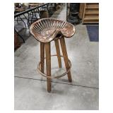 KINGS RIVER CASTING IMPLEMENT STYLE SWIVEL STOOL