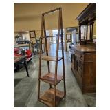 4-STEP GRADUATED SHELVING UNIT W/ METAL HARDWARE