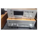 YAMAHA STEREO CASSETTE DECK & TUNER