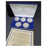 5 MORGAN DOLLARS - NATIONAL COLLECTORS MINT SET