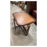 RECTANGULAR ANTIQUE SIDE TABLE 27.5' X 20' X 17.5'