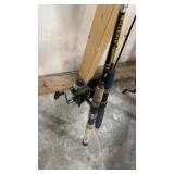 2 FISHING RODS W/ REELS