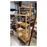 WOOD BAKERS RACK 30' X 14' X 71'