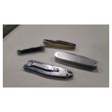 4 POCKET KNIVES