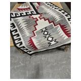 NATIVE AMERICAN 1940-50'S HAND-WOVEN BLANKET