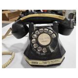 ANTIQUE TELEPHONE W/ KALISPELL ADVERTISING & PHONE