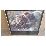 'AND IN THE FOREST, THERE WAS A BEAR...' FRAMED