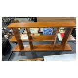 MCM BLACK WALNUT HAND-MADE SHELF 42' X 6.5' X 20'