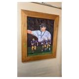 MISSOULA SPARTAN ORIGINAL FOOTBALL PAINTING