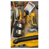 GROUP OF DEWALT 20 VOLT CORDLESS TOOLS W/ CHARGER