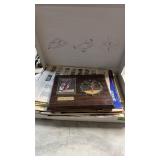 CLYDE DREXLER CARD & PLAQUE, VINTAGE LIFE MAGAZINE