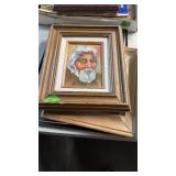 OIL ON CANVAS BEARDED MAN, VINTAGE BASKETBALL