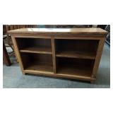 OAK ADJUSTABLE BOOK SHELF, 45'X13'X28'