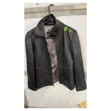 LADIES BLACK GUESS LEATHER JACKET