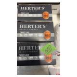 75 RNDS OF HERTER'S 12GA 2 3/4' 7 1/2 SHOT TARGET