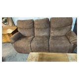 MICROFIBER RECLINING SOFA