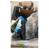 TOTE W/ ROD HOLDERS, PORTABLE LINE SPOOLING