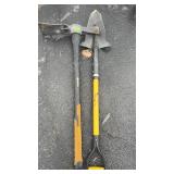 FIBERGLASS HANDLED PICK & SHOVEL