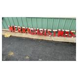 MERRY CHRISTMAS METAL SIGN