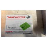 100 RNDS OF WINCHESTER 9MM LUGER 115 GR FMJ