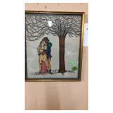 MIRROR & FRAMED PICTURE