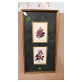 FLOWER PRINT & FRAMED PICTURE