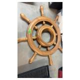 WOOD SHIP WHEEL