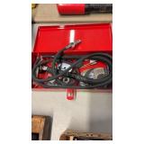 AIR DRILL IN RED METAL BOX