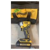 DEWALT 20 VOLT IMPACT DRIVER IN DEWALT BAG