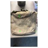 2 VINTAGE CANVAS FISHING CREELS