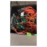 BLK CRATE W/ EXTENSION CORDS