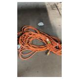 2 ORANGE EXTENSION CORDS