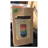 NEW WORLD MARKET JUMBO STACKING COFFEE MUGS &