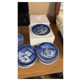 3 COLLECTOR PLATES & GROUP OF ROYAL COPENHAGEN