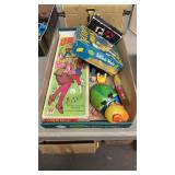 BX OF VINTAGE GAMES & TOYS