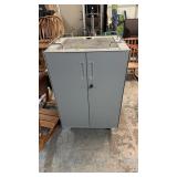 ROLLING METAL LOCKING CABINET