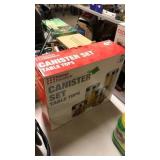 HOME BASICS CANISTER SET, NIB