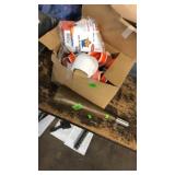 BRASS PHONOGRAPH HORN & POULTRY WATER CUPS